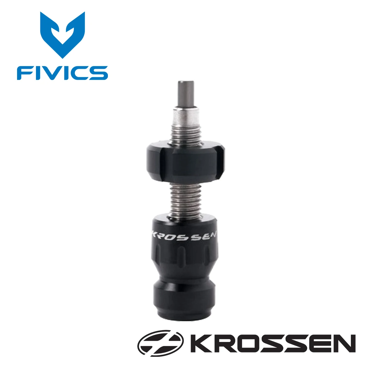 fivics-krossen-xenia-2-cushion-plunger-for-recurve-bow-arrow-rest-side-pressure-button-adjustable-tension-black-color-archery