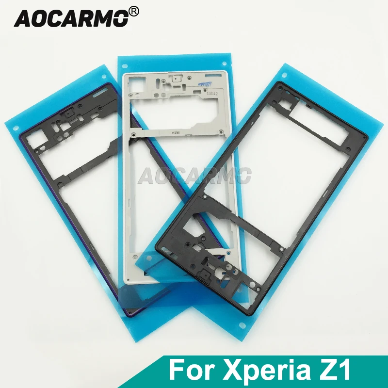 Obudowa zamienna, plastikowa tylna środkowa ramka do Sony Xperia Z1 L39H C6902 C6903