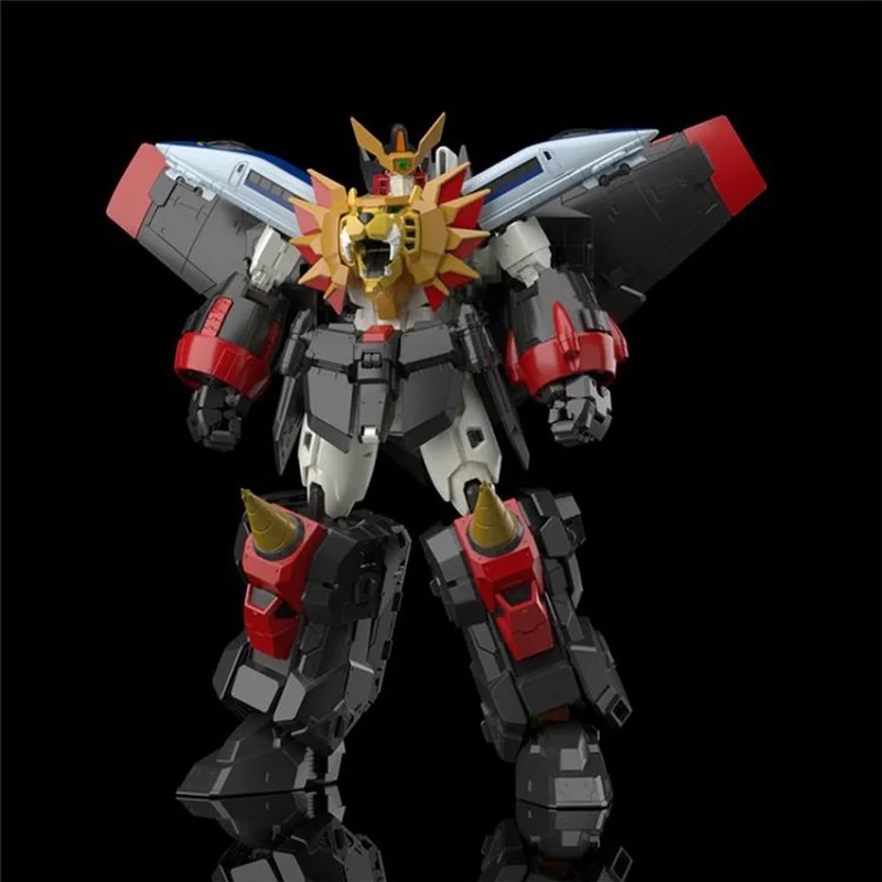 Bandai Rg 1/144 King Of The Braves Gaogaigar Goldymarg Change Merge Assembly Model Anime Christmas Gifts Toys