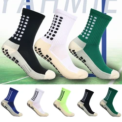 Socks Men's Football Grip Sports Soccer Socks Thick Cycling Outdoor Anti Slip Non Slip Grip Pads for Football Basketball Socks