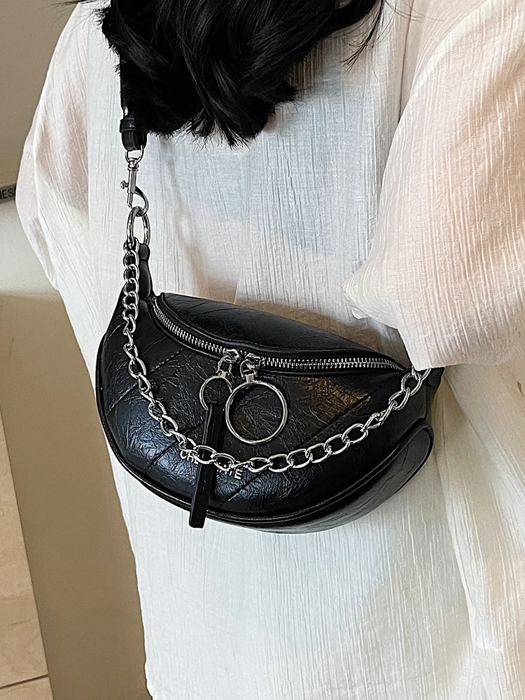 trendy-silver-crossbody-waist-bag-women's-bag-2026-new-summer-popular-single-shoulder-bag-crossbody-chest-bag-for-casual-use