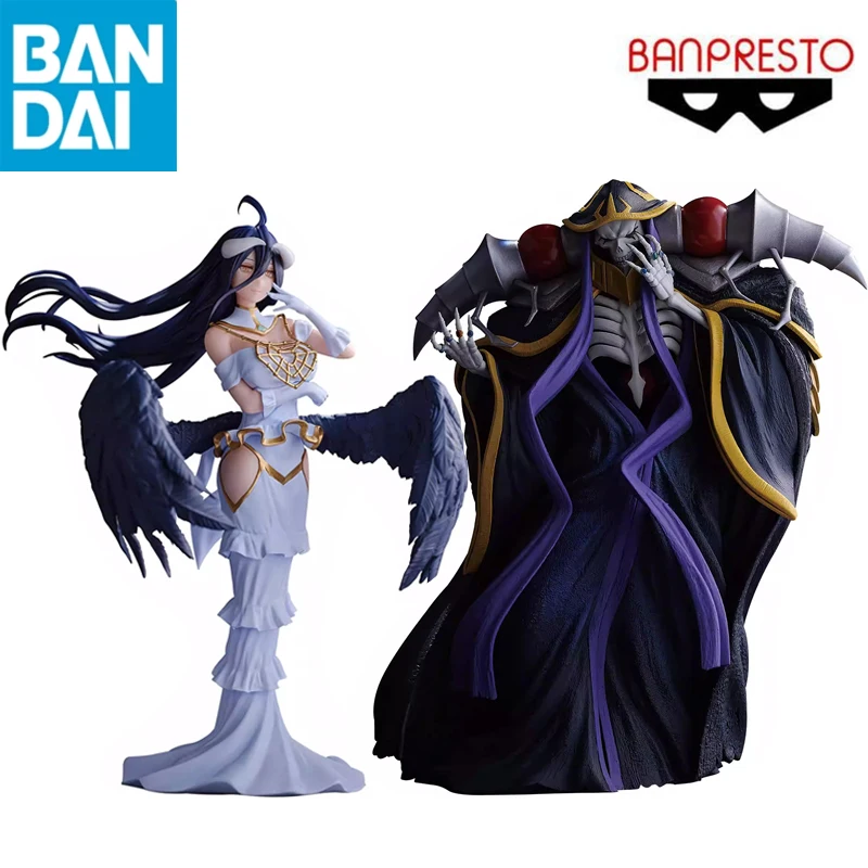

Original BANDAI NAMCO BANPERSTO Overlord albedo Ainz Ooal Gown PVC Anime Peripheral Finished Model Action Toy Figures Collection