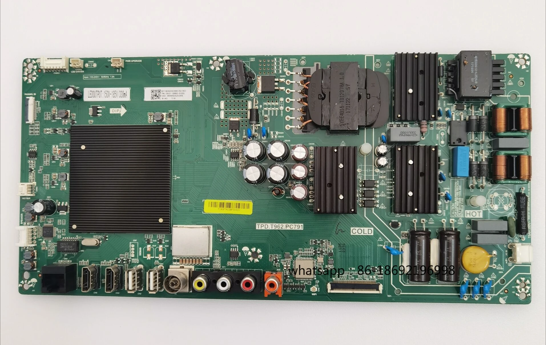 

Original L43M5-AZ L49M5-AZ Main Board TPD. T962.PC791/PB792 Circuit Board