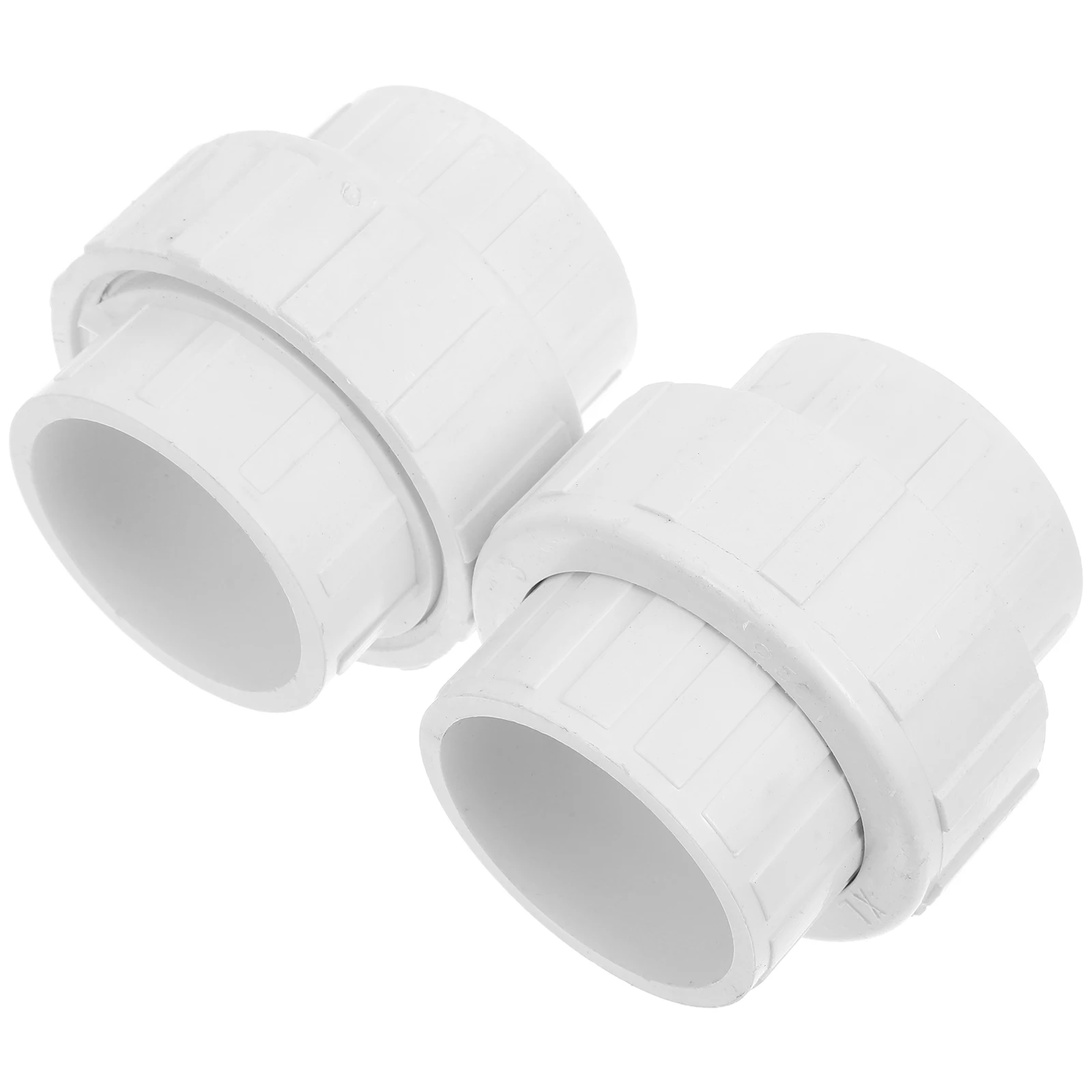 

2 шт., соединительная муфта из ПВХ, фитинг для труб, пластиковый разъем, многоразовая герметичная замена для орошения бассейна, сада, сантехники