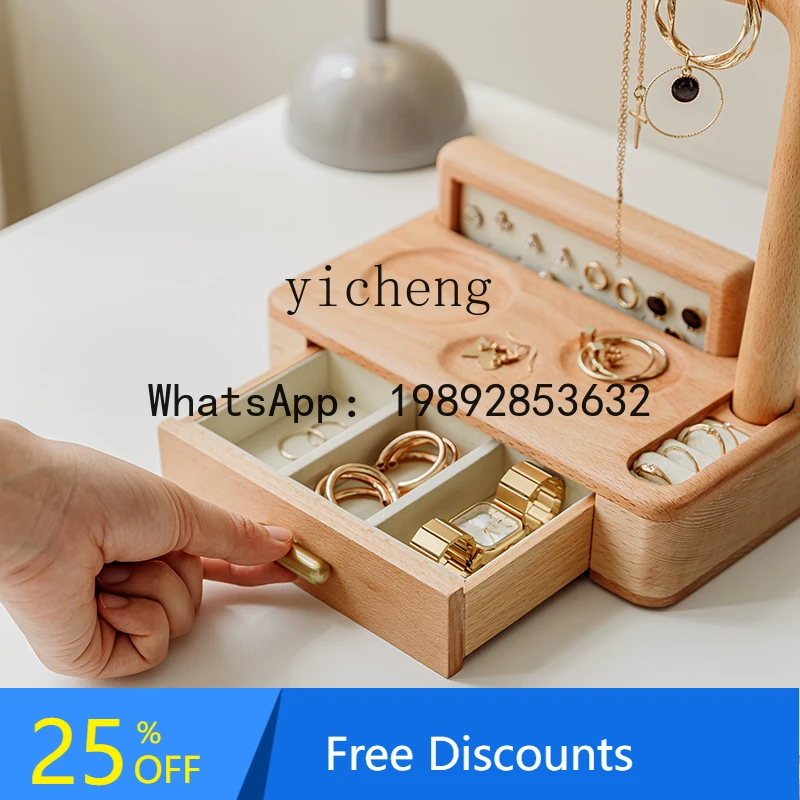 

jewelry storage box, real wooden girlfriend birthday gift, high-end gift for girls