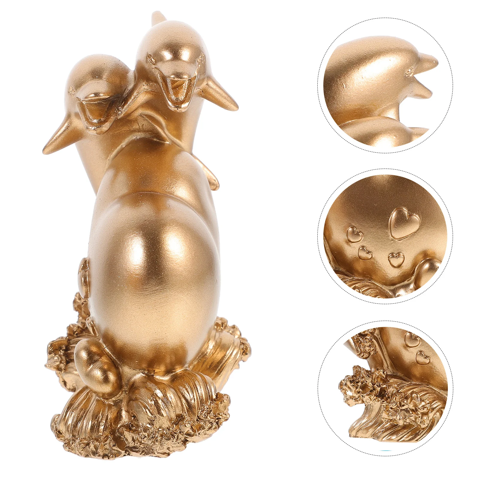 

Dolphin Resin Sculpture Home Decoration Living Room Marine Figurines Love Lovers