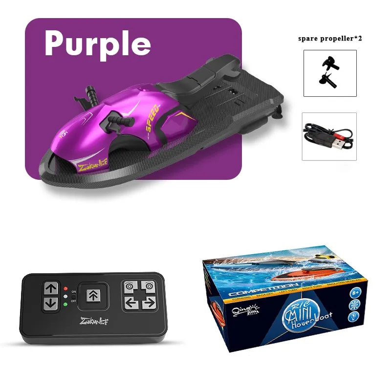 RC Mini Boat Remote Control Ship Electric Boat Rechargeable Battery Motor High Speed Toy for Boys