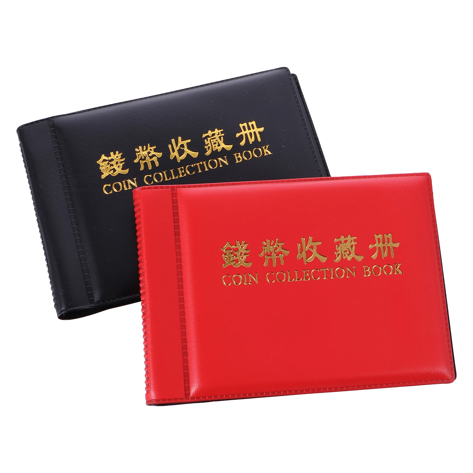 

2Pcs CoinsCollectionAlbum DurablePVC portable SmallCoinOrganizer BookforTokens MedallionsBadges StorageDisplay CollectingKeyBox