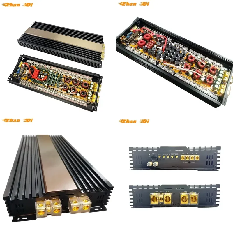 High-quality Car D-class 1 Ohm Mono Bass Amplifier Rated Power 5000W