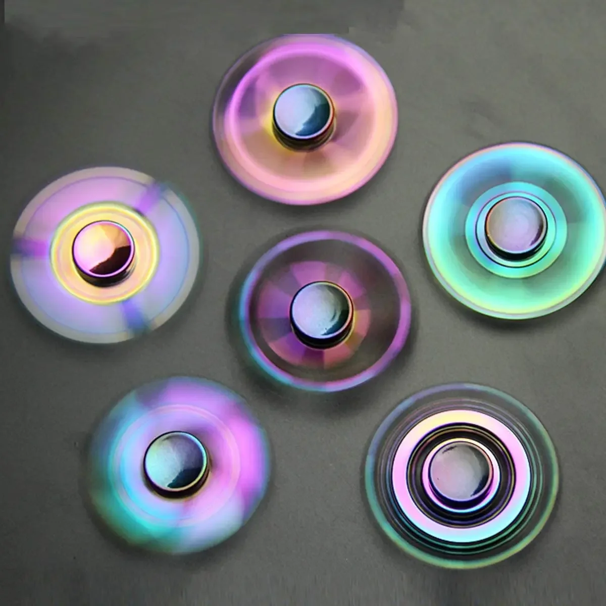 New Metal Fidget Spinner Toys AntiStress Alloy Finger Gyro R188 Fingertip Adult Hand Toy 60-65mm Fidget Spinner