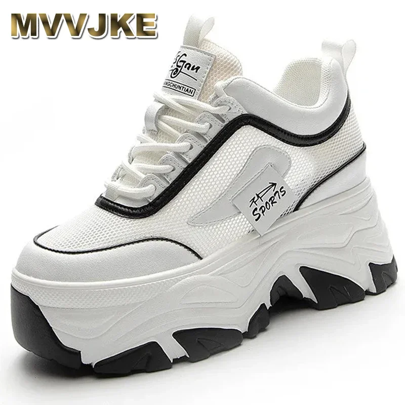 High Quality Women's Sneakers Chunky Breathable Platform Shoes Heighten Fashion Casual Zapatillas Hombre Damping Tennis Shoes