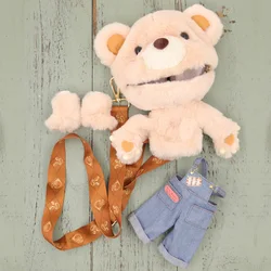 Traveling Bag Bear Clothes for ICY DBS BLYTHE 30cm Dolls Outgoing Packets 1/6 BJD OB24 ANIME GIRL Pullip BB Girl