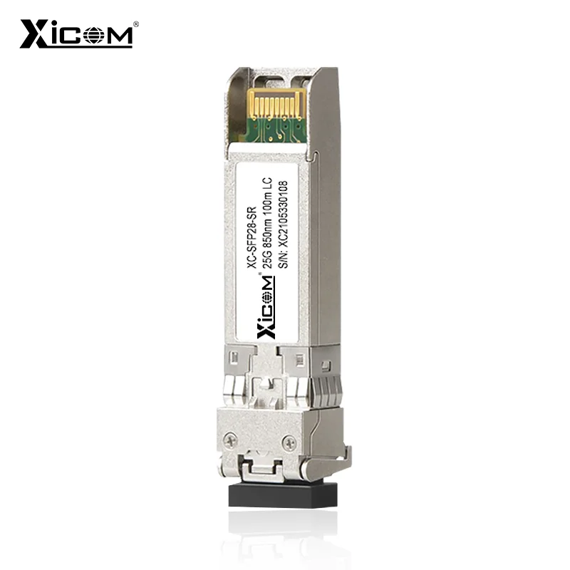 Xicom 25G SFP Module Cisco SFP-10G-SR Compatible 10GBASE-SR SFP+ 850nm 300m DOM Duplex LC/UPC MMF Optical Transceiver Module