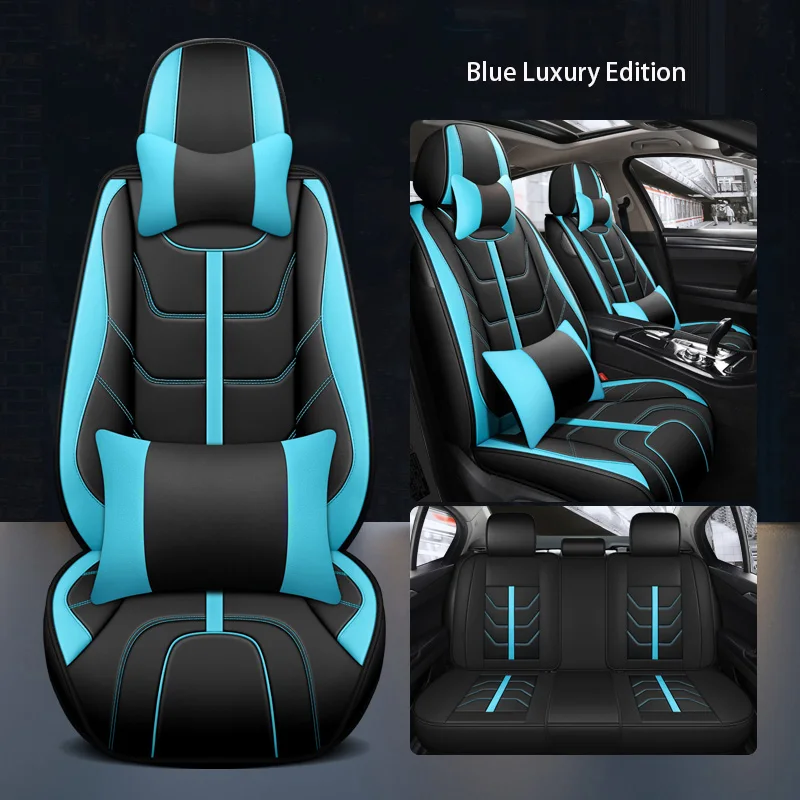 

WZBWZX Leather Car Seat Cover For BMW All Medels X3 X1 X4 X5 X6 Z4 525 520 F30 f10 E46 E90 Car Accessories Car-Styling