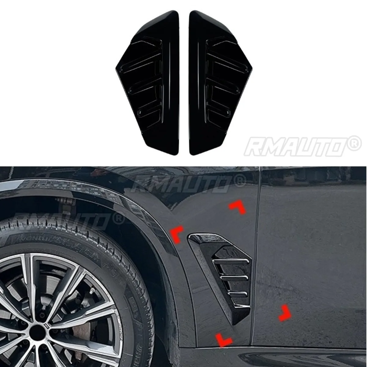 

Для BMW X5 G05 LCI M Sport Боковая накладка на воздуховыпускное отверстие Воздушная решетка Для BMW X5 G05 LCI M Sport 2023+ Листья Доска Автомобильные аксессуары
