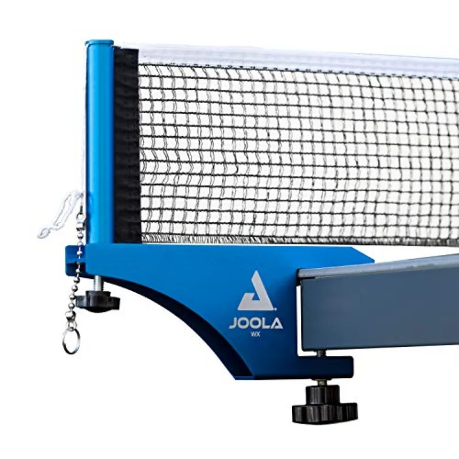 

Professional Grade WX Aluminum Indoor and Outdoor Table Tennis Net and Post Set - Quick Setup - 72in Regulation Ping Pong Net -