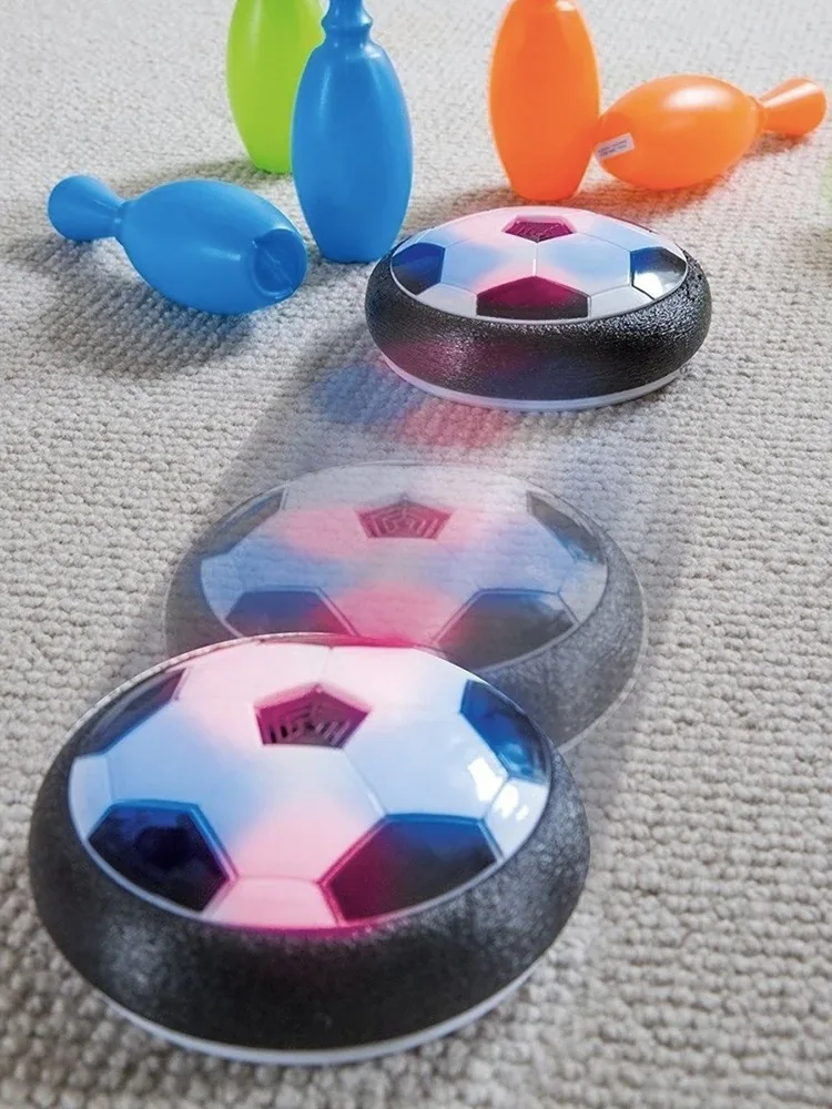18/11 cm Elektrische Voetbal Opgeschort Voetbal Speelgoed Voetbal Zweefvliegen Luchtkussen Drijvende Schuim Voetbal Kids Gift met LED Licht