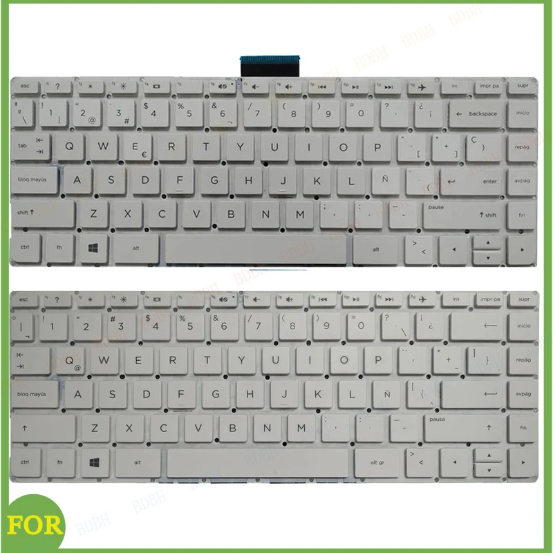 New UK/US/Latin/Spanish/Russian Keyboard For HP Stream 14-ax 14-ax000 14-ax100 14-CB 14-cb000 TPN-Q183 901658-001 NSK-CX3SQ