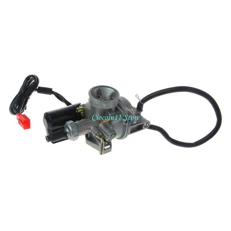 Y1UB ATV 49cc Performance 19mm Carb Carburetor  Filter Mainfold Assembly for  2-stroke 50cc Scooter Mini Pocket Bike