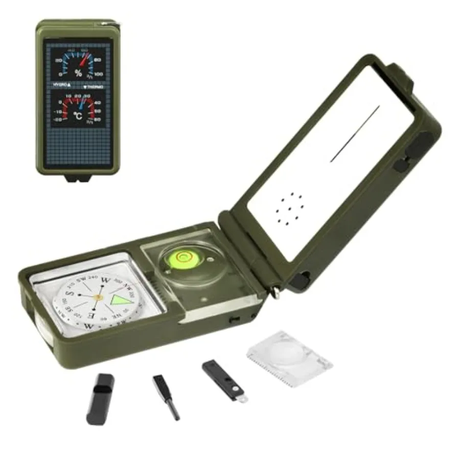 بوصلة المشي لمسافات طويلة بقاء والعتاد الظهر متعددة الوظائف المجال الكشفية البوصلة لفتاة صبي دائم خريطة القراءة أنشطة الجيولوجيا H