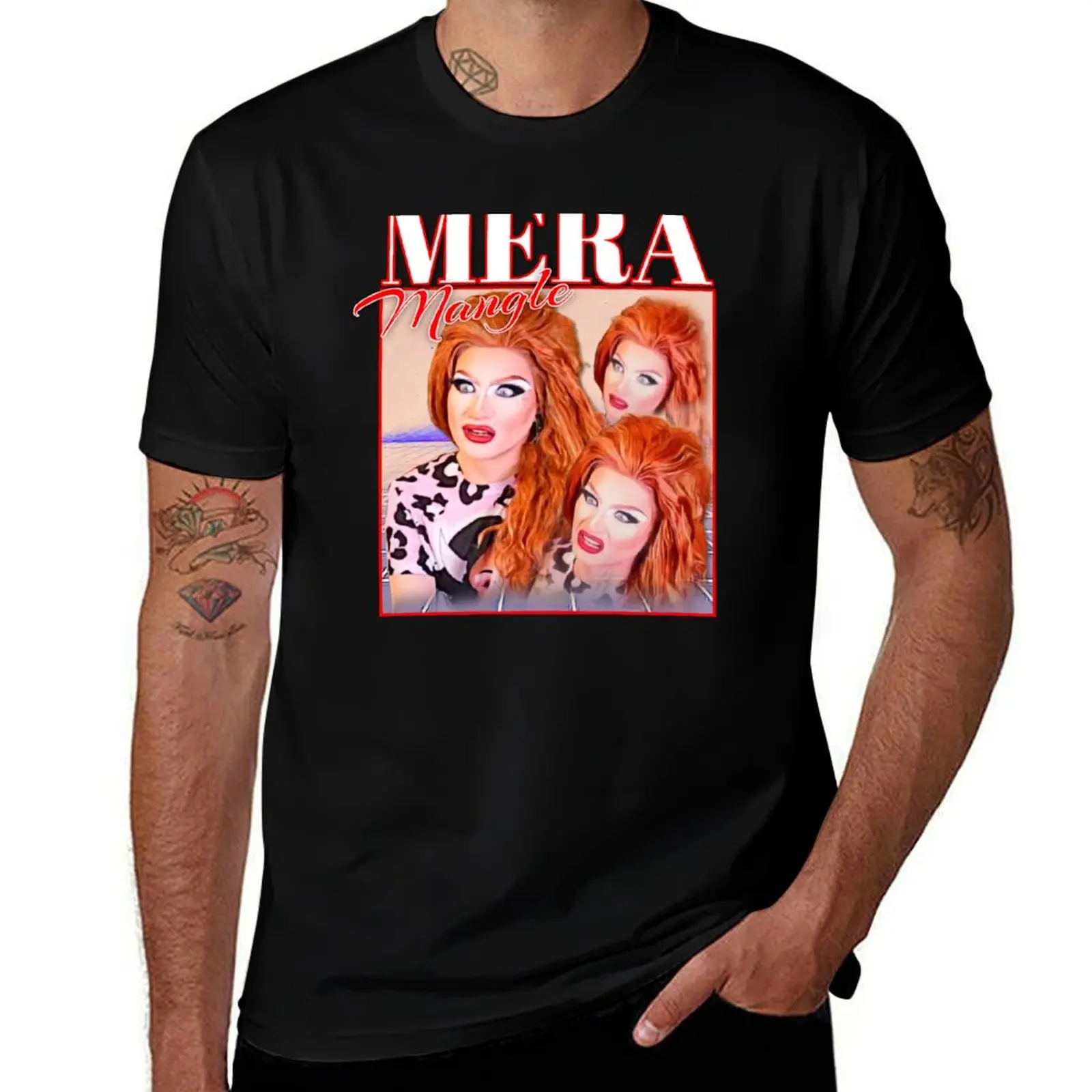 Mera Mangle - Live Reaction Eyes T-Shirt Casual Breathable Short Sleeve Top T-Shirt