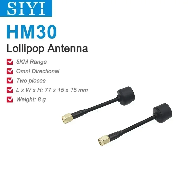SIYI New Lollipop Antenna for MK15 HM30 MK32 Air Unit - Image 3