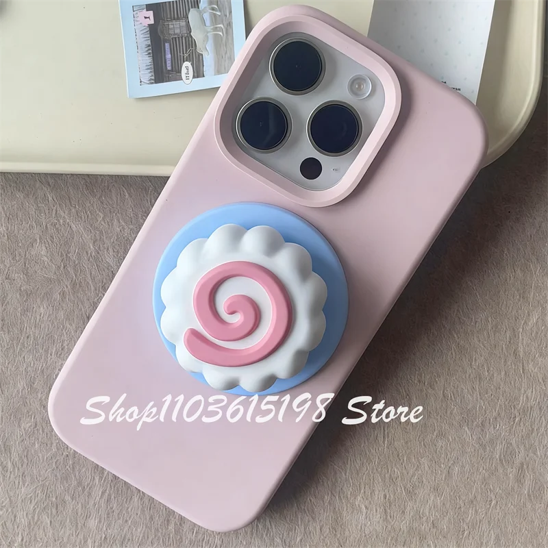 Корейский милый 3D камабоко магнитный держатель для телефона Griptok Grip Tok подставка для телефона поддержка iPhone для Magsafe аксессуары Smart Tok