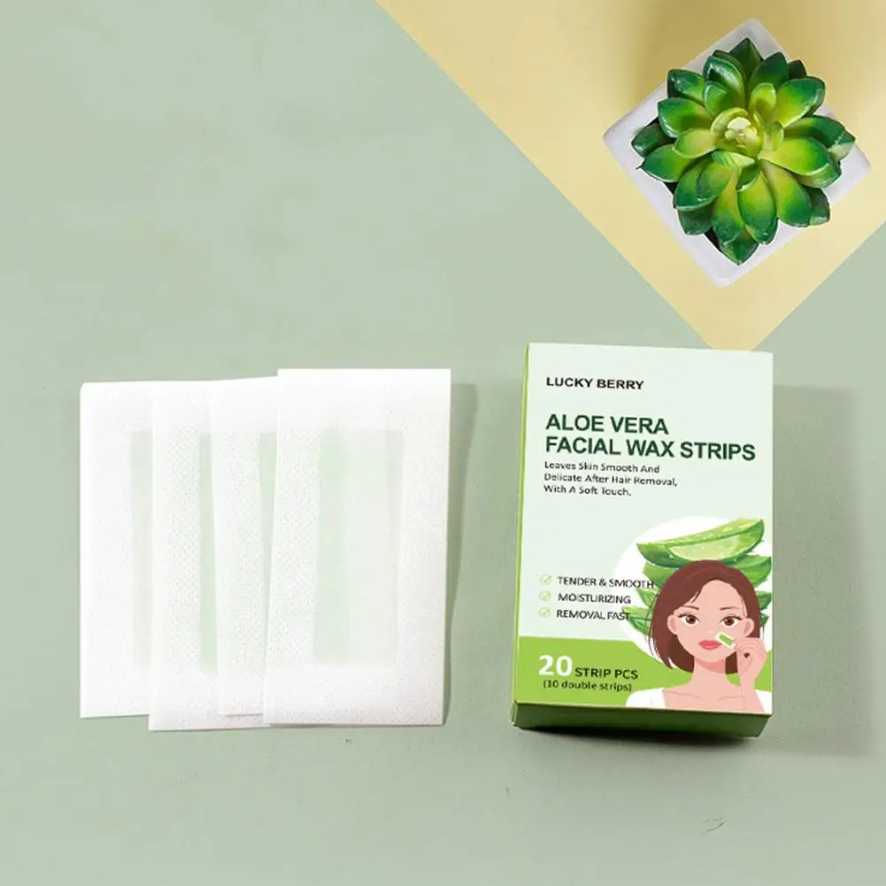 Depilatory Wax Strips For Hair Removal Wax Paper Cold Wax Strips Paper For Eyebrow Beard Face Neck Arm Leg Body Hair Removal - view 5