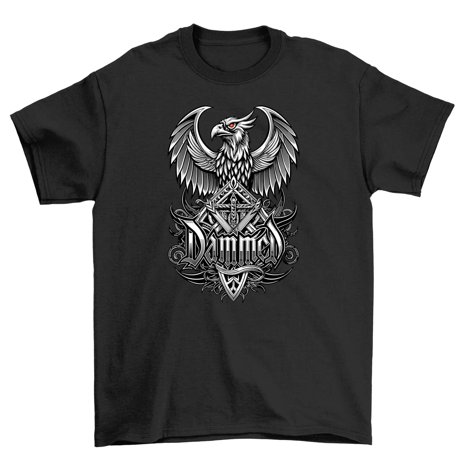 

Gothic_17 Eagle T-shirt - Embrace Your Inner Goth with this Feathery Cool Design