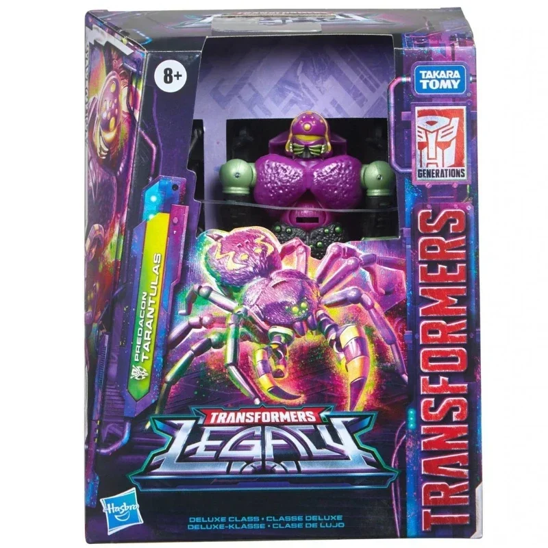 En Stock Takara Tomy Transformers serie G legendario Clase D Lobo araña Robot Anime modelo de acción juguetes figura de regalo