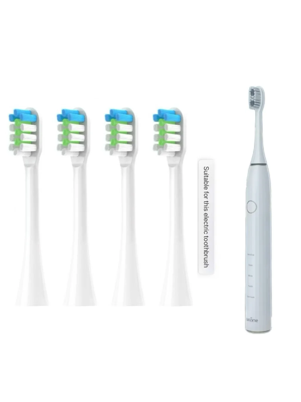 Replacement Toothbrush Heads For nandme nx8000 Sonic Electric Toothbrush Soft DuPont Bristle Tooth Brush Head,4/8/16PCS