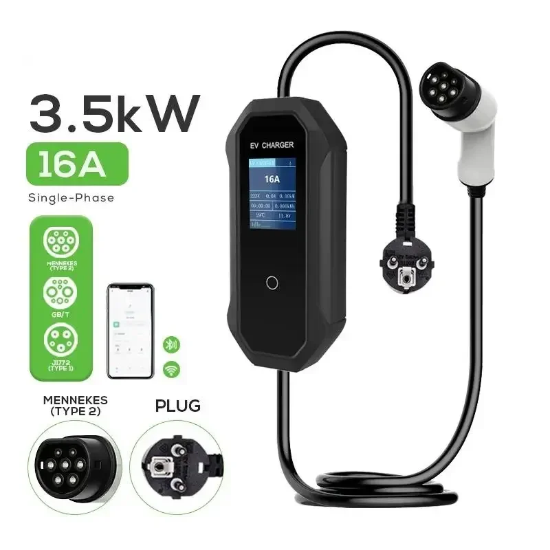 

2025 hot sale Orvod 2023 New Arrivals 3.5Kw Type 2 Gb/T Portable Ev Charge Car Charging Pile Station Electric Charger Car Statio
