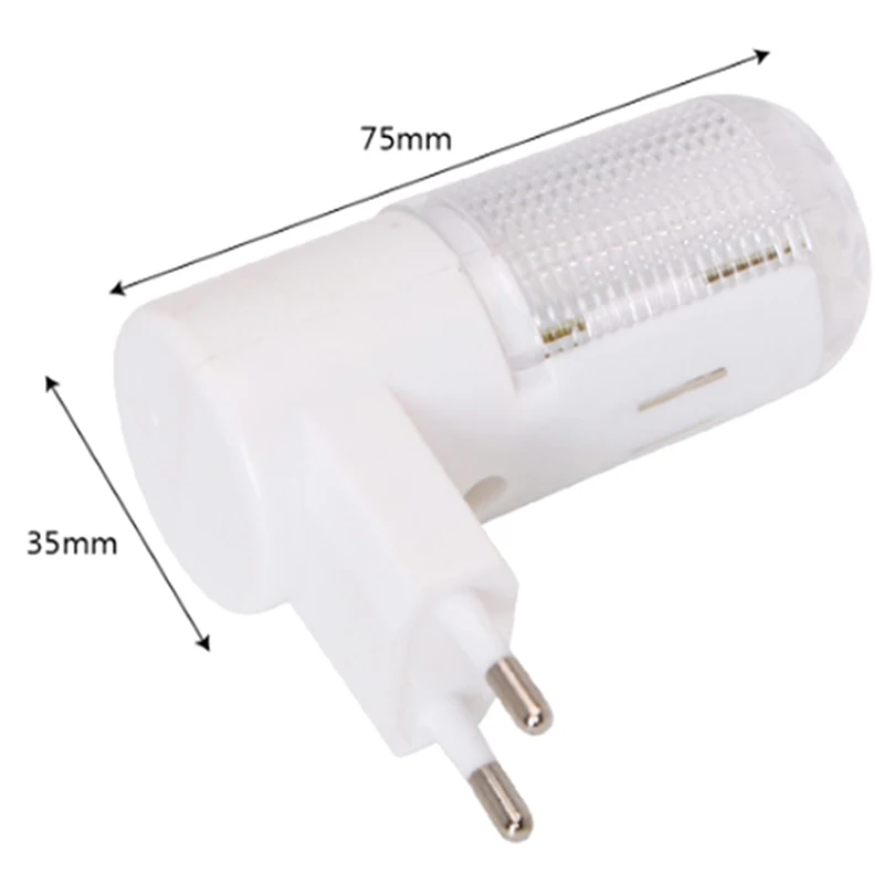 2pcs Emergency Light Wall Lamp Home Lighting LED Night Light EU Plug