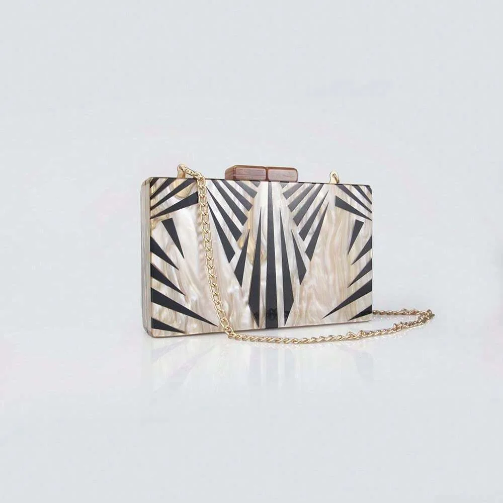 Pro Geometrical Stripe Marble Brown Purse For Women Acrylic Box Evening Clutch Bag Mini Jelly Purse Party Girl Small Flap Bags