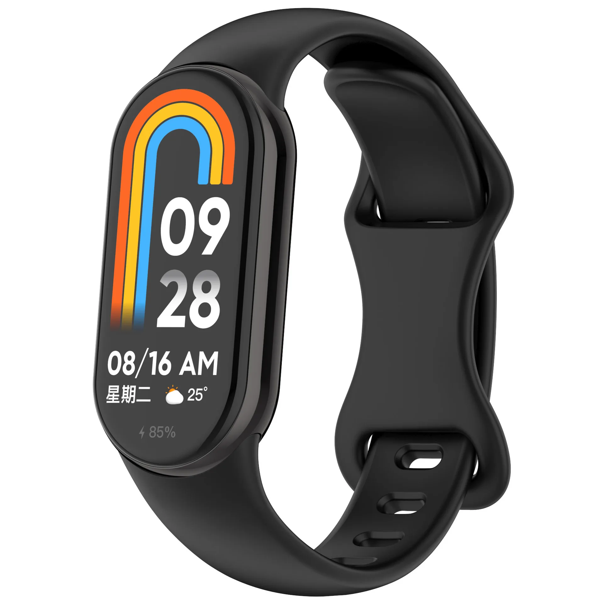 Silicone Strap for Xiaomi Mi Band 9 8 NFC Sport Rubber Bracelet Wristband pulseira correa Xiaomi Smart Band 8 9 NFC Accessories