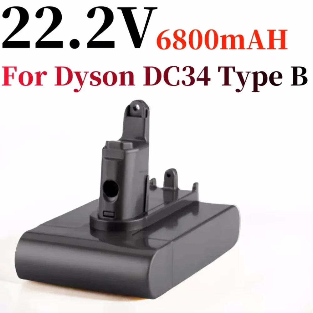 

For Dyson 22.2V 6800mAh Type B Li-ion Vacuum Battery for Dyson DC35 DC45 DC31 DC34 DC44 DC31 Animal DC35 Animal