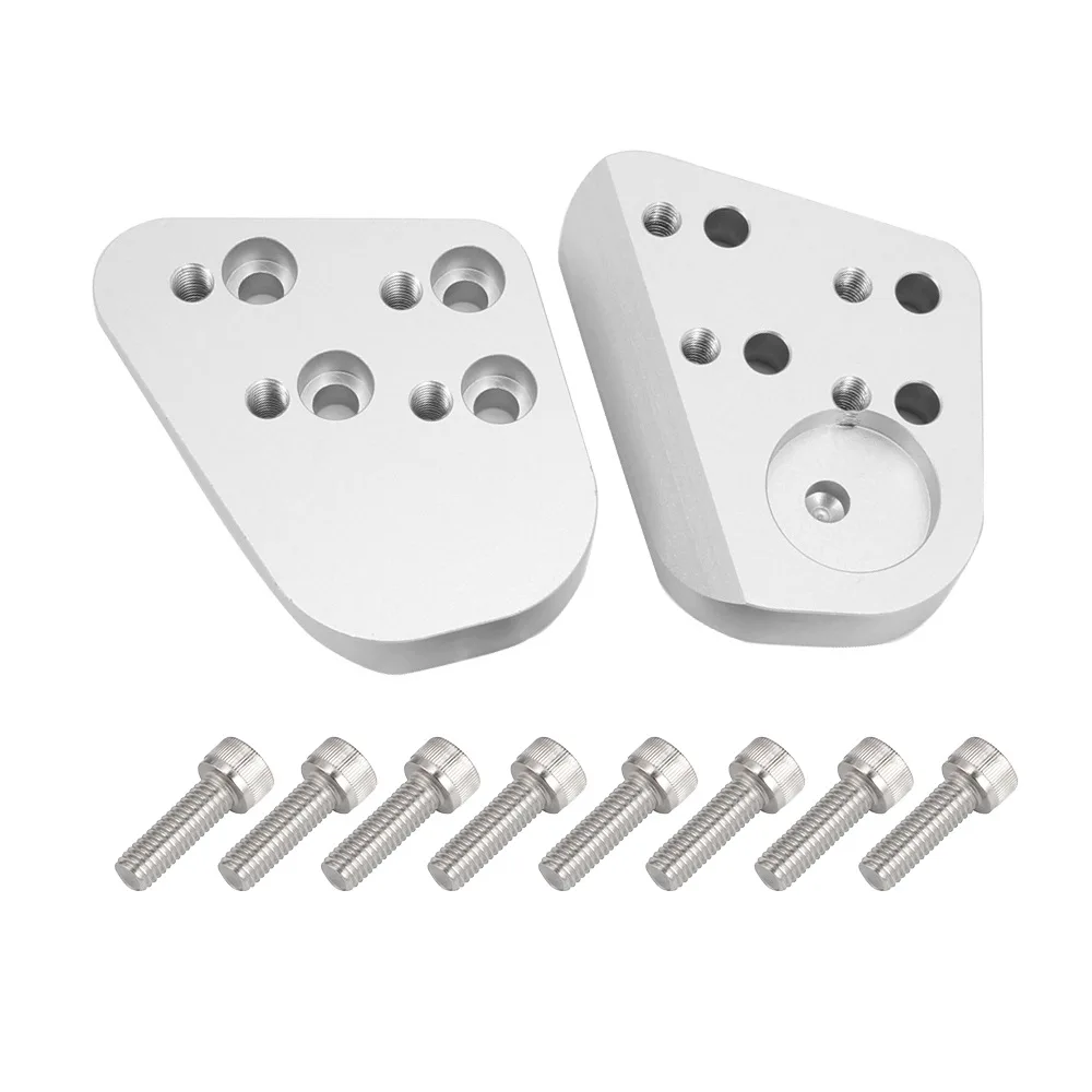 

CNC Aluminum Handlebar Riser for BMW R1100 R1150 R1200 RT/R, Silver Motorcycle Handlebar Lift Kit, Improved Riding Comfort