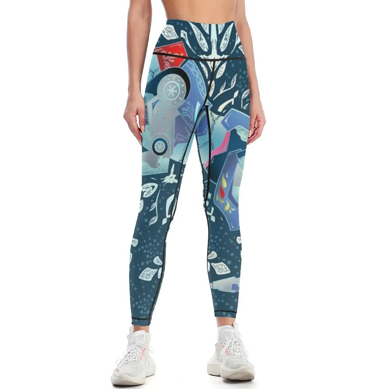 

Blue Lion Leggings Women's gym Women's pants Women's high waist Sports female Womens Leggings