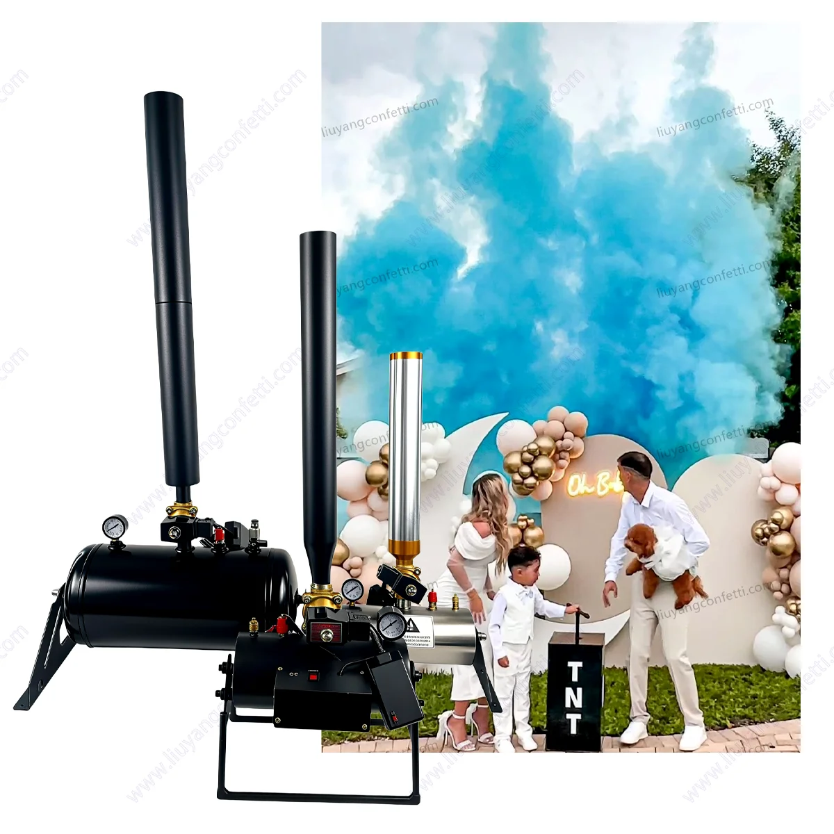 2pcs Mini Electrical Confetti - Confetti Cannon Tube review and price