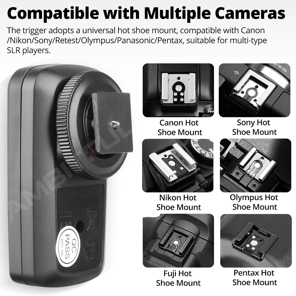 Godox DM-16 Channel Radio Nirkabel Remote Studio Flash Trigger Untuk Kamera Canon Nikon Olympus Pentax