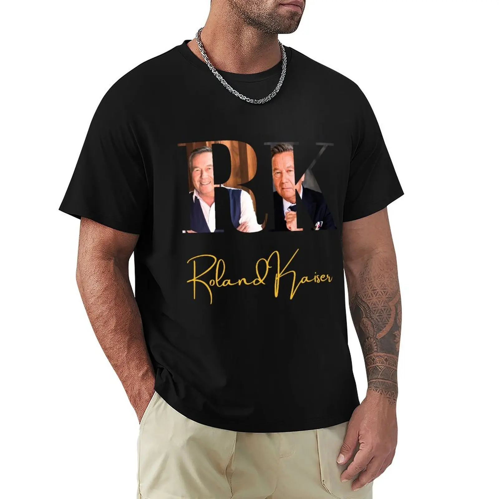 Roland kaiser - roland kaiser merch T-Shirt Casual Basic Short Sleeve T-Shirt