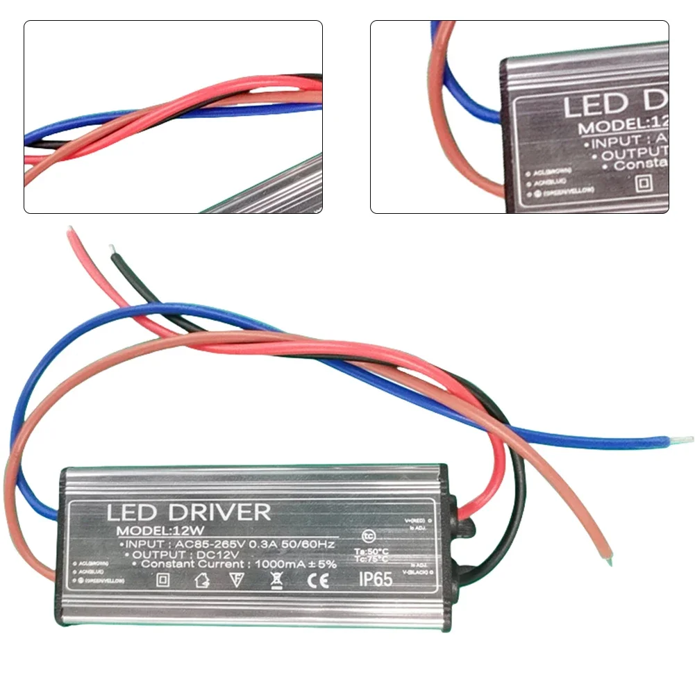 12v LED Driver Transformer 85-265V Power Supply For Panel Light Constant Current Waterproof Outdoor Lighting Electrical Tool