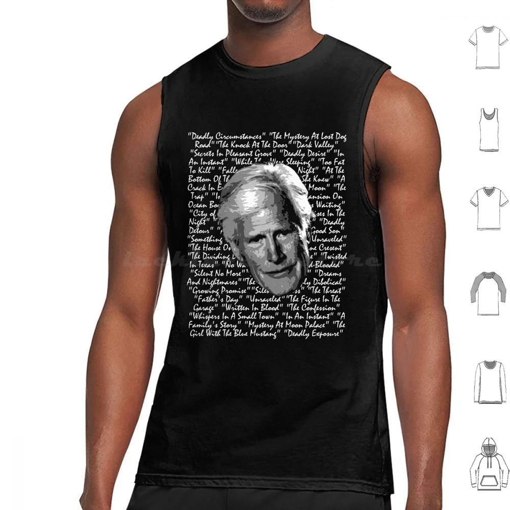 Keith Morrison-With Show Titles Tank Tops Print Cotton Keith Date Morrison Line Dateline Murder Mystery Thriller 48