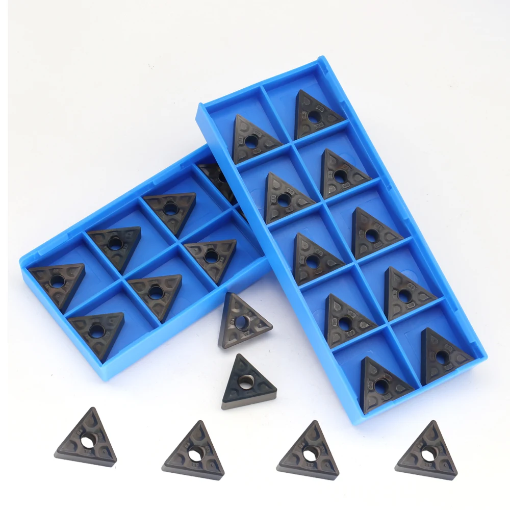 10PCS TNMG160404 / TNMG160408  TF IC907 /  IC908  Carbide Inserts For Stainless Steel Machining Turning Tool CNC Lathe Tools