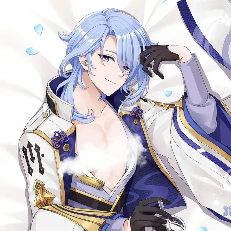 

Новый Genshin Impact Kamisato Ayato Dakimakura Hing чехол для тела косплей японская подушка отаку наволочка подарки