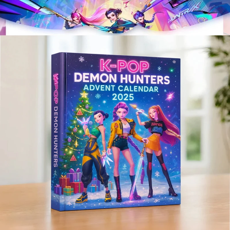 

Календарь Kpop Witch Hunters Arrival Devil Hunters^ Руми Мира Зои Тигр Рождество. Вечеринка обратного отсчета. Акриловый кулон для вечеринки в подарок