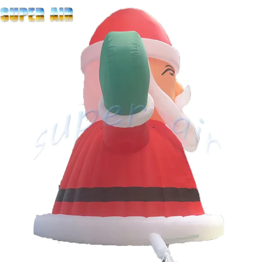 Nice quality Christmas decoration Inflatable Santa Claus arch tent for kids playing