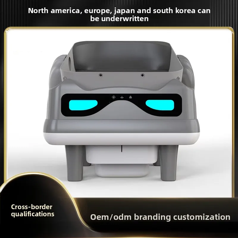 hit productOpen-style Smart Cat Litter Box ABS Material Automatic Cleaning Deodorizing Fragrance-Dispensing Features Extra-Large