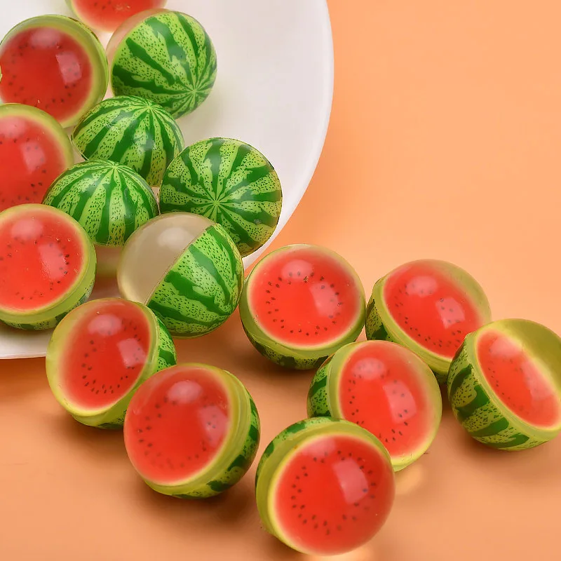 Rubber Bouncy Ball Outdoor Sports 25mm 30mm 45mm Decoration Bouncing Ball Toys Multiple Types