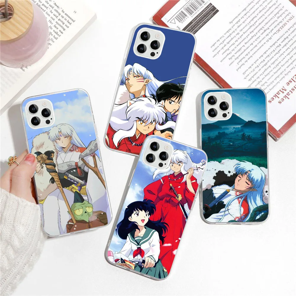 BK-28 Inuyasha Silicone Case For Moto G G62 G04 G24 G42 G32 G23 G22 G14 G84 E32 G72 G71 G73 G32 G34 E22S G85